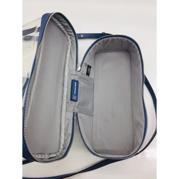 Inc International Concepts Transparent Clear Chambray Blue Sport Tote Bag - Picture 7 of 8